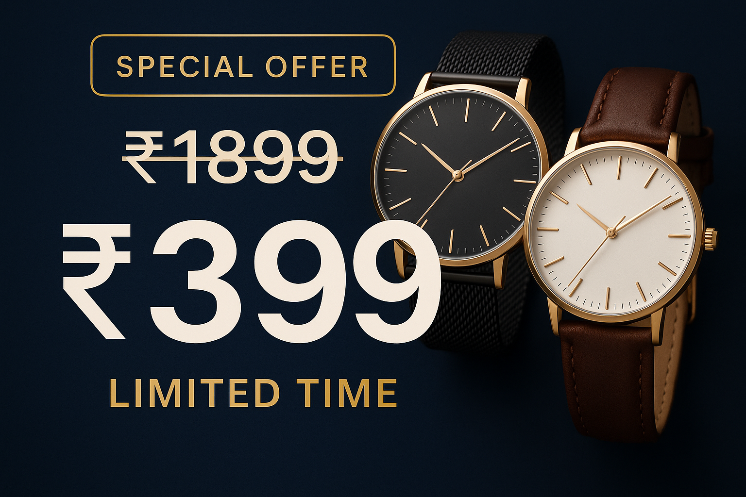 price 1899 offer price 399 of my watches