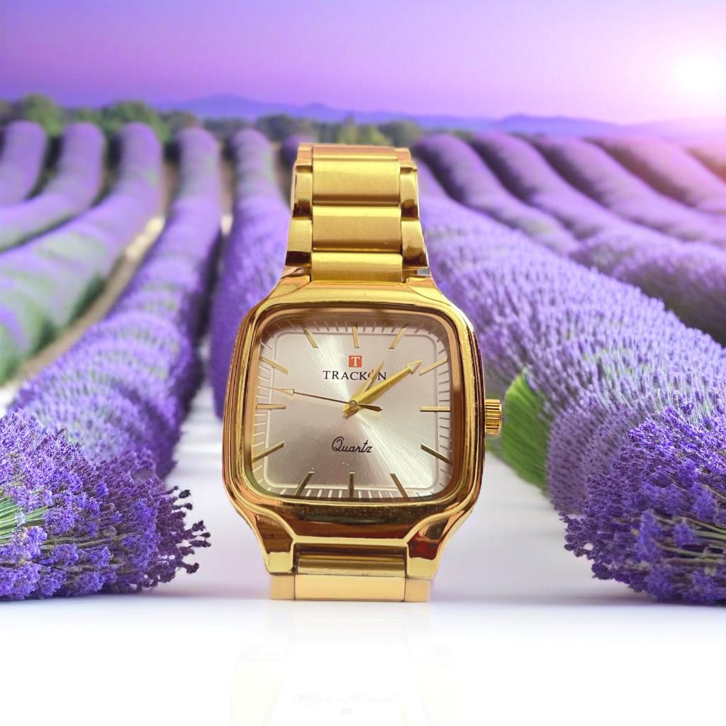 Men's Stainless Steel Strap White Dial Analog Wrist Watch for Boys & Men